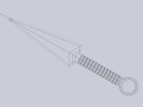 Kunai Modello 3D