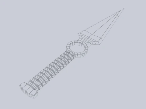 Kunai Model 3D