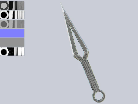 Кунай 3D Модель