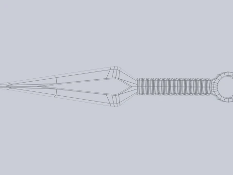 Кунай 3D Модель