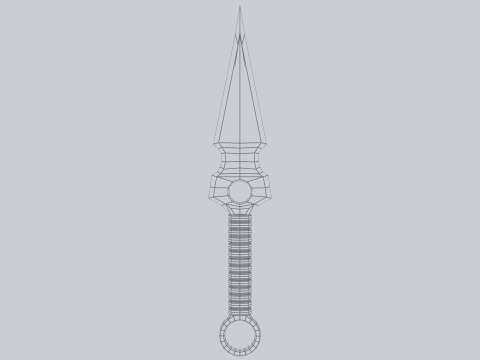 Kunai Modelo 3D
