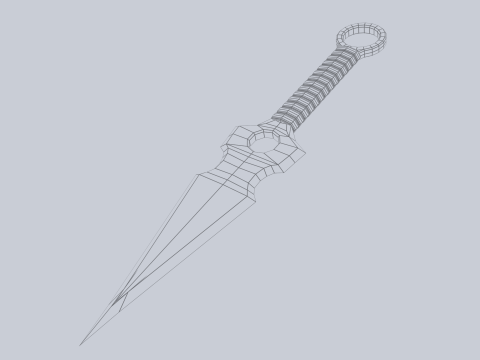 Kunai Modelo 3D