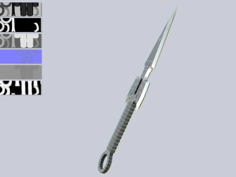 Кунай 3D Модель