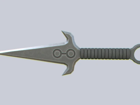 Кунай 3D Модель