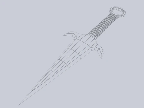 Кунай 3D Модель