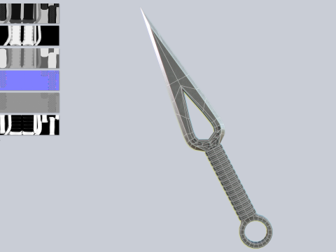 Kunai 3D Модель