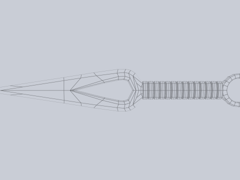 Kunai 3D Модель