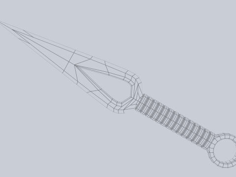 Kunai 3D Модель