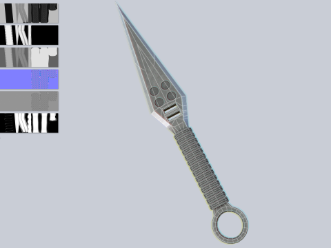 Kunai 3D Модель