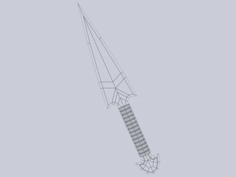 Kunai Modello 3D