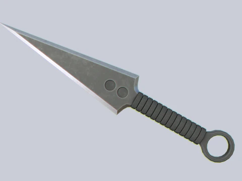 Kunai collection 3D Model