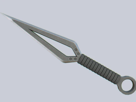 Kunai collection 3D Model