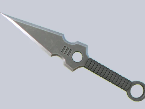 Kunai collection 3D Model