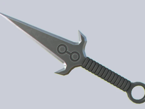 Kunai collection 3D Model