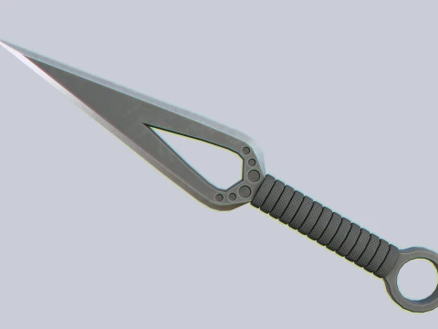 Kunai collection 3D Model