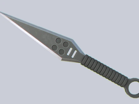 Kunai collection 3D Model