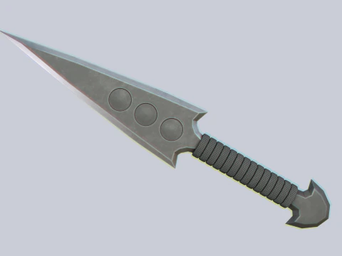 Kunai collection 3D Model