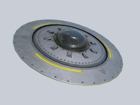 Classic UFO Modelo 3D