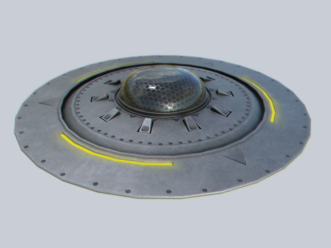 Classic UFO Modelo 3D