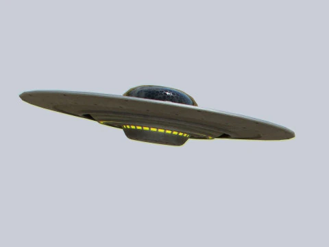 Classic UFO 3D Model