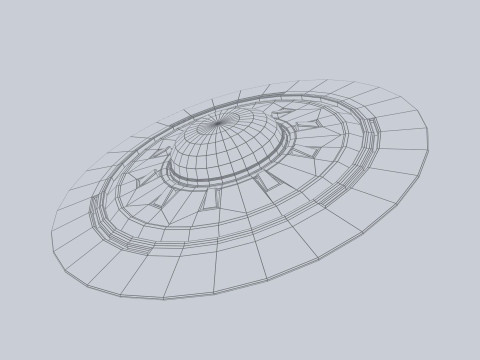 Classic UFO Modelo 3D