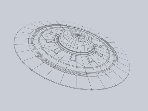 Classic UFO Modelo 3D