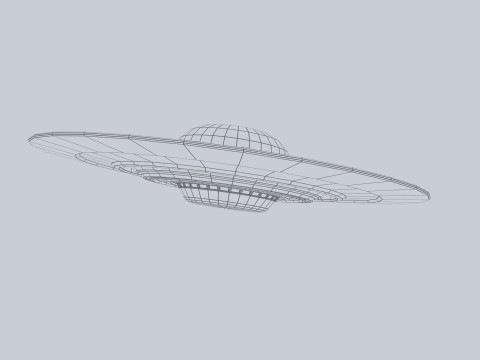 Classic UFO Modelo 3D