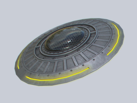 Classic UFO Modelo 3D