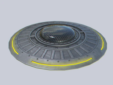 UFO classico Modello 3D