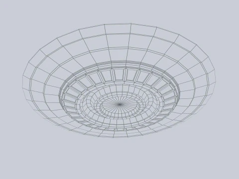 UFO classico Modello 3D