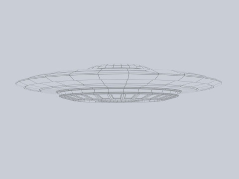 Classic UFO Modelo 3D