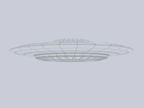 UFO classico Modello 3D