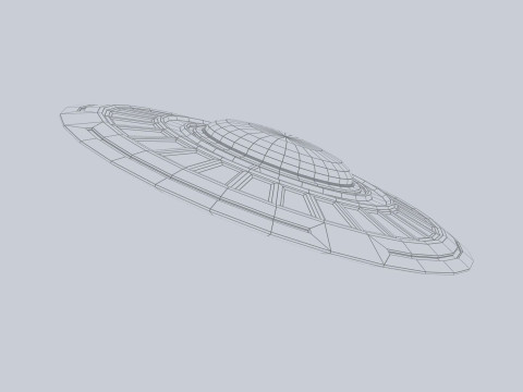Classic UFO Modelo 3D