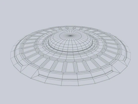 UFO classico Modello 3D