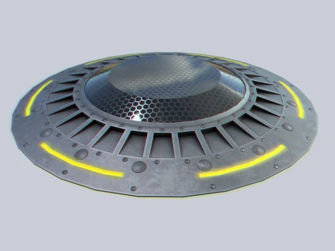 Класичний НЛО 3D Модель