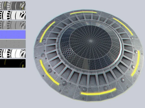UFO classico Modello 3D