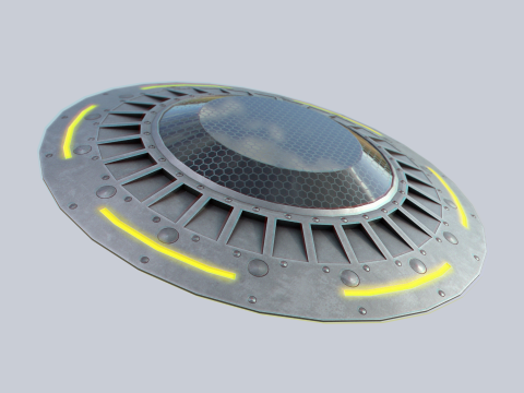 Classic UFO Modelo 3D
