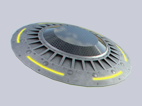 UFO classico Modello 3D