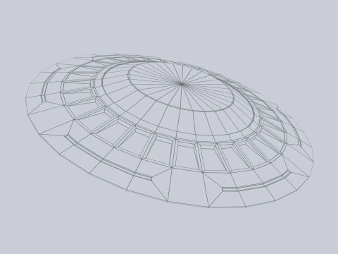 UFO classico Modello 3D