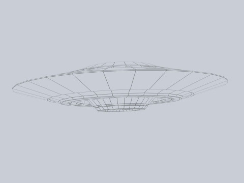 Classic UFO Modelo 3D