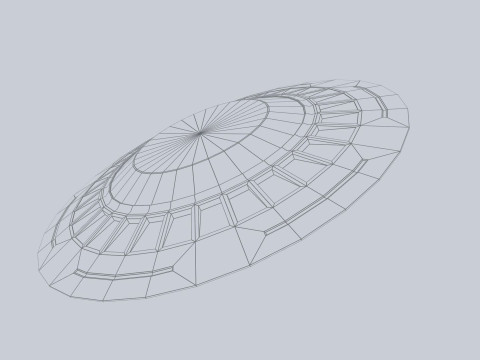 Classic UFO Modelo 3D