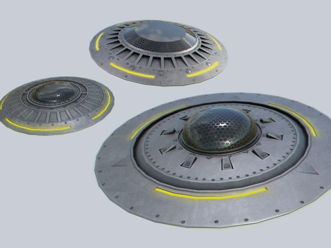 Classic UFO collection Modelo 3D