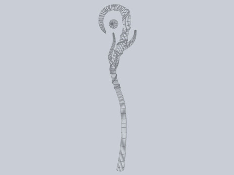 Nature staff 3D Модель