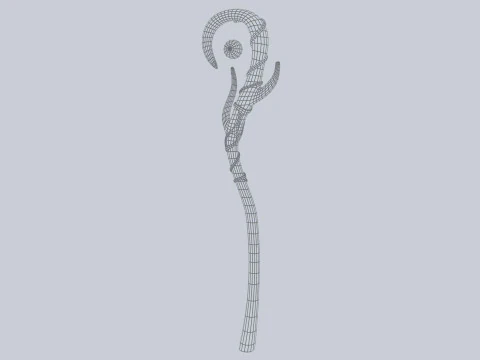 Nature staff 3D Model