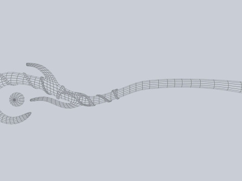 Nature staff 3D Модель