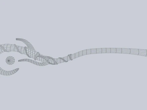 Nature staff 3D Model