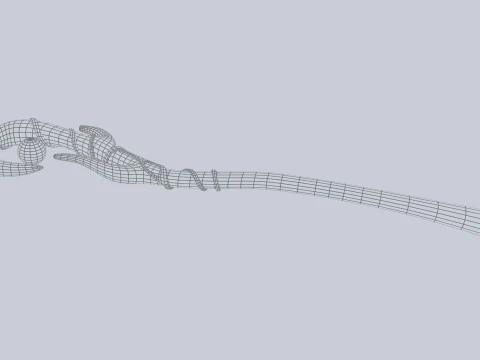 Nature staff 3D Model
