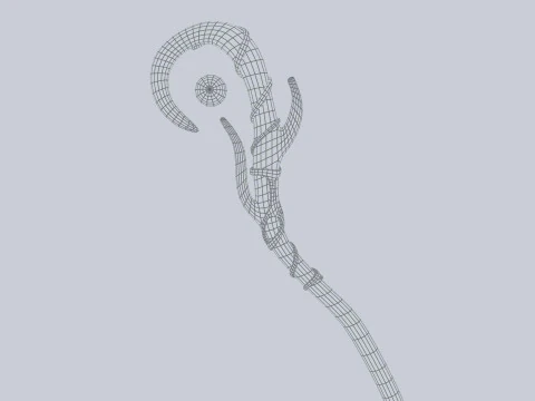 Nature staff 3D Model
