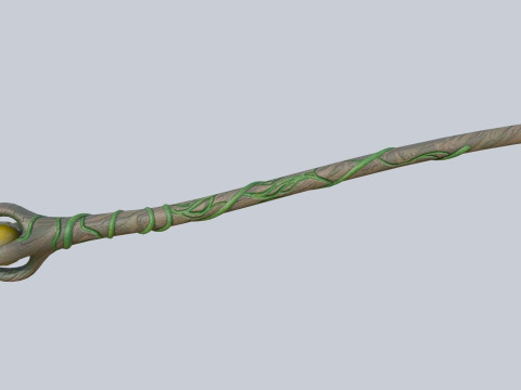 Nature staff 3D Model