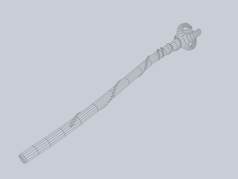 Nature staff 3D Model